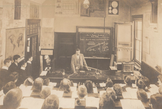 Science lesson, c.1920